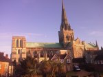 a view of Chichester cathedral