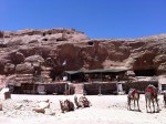 the tourist trade in Petra