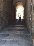 the Nun's Ascent coming down to the Via Dolorosa by the Ecce Homo convent