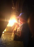 lighting candles in the Church of the Holy Sepulchre